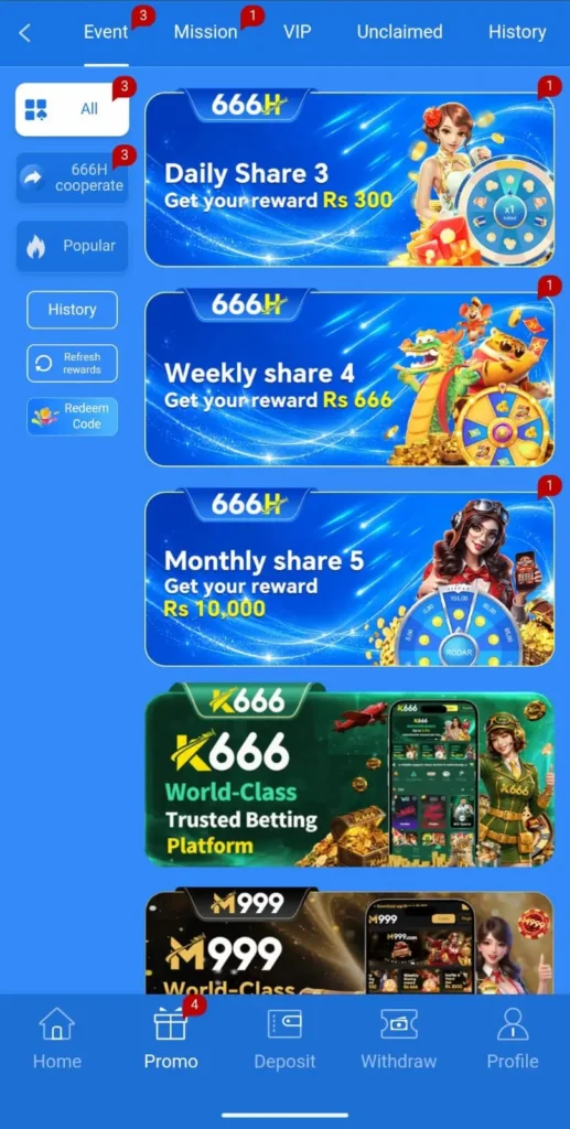 666h game bonuses